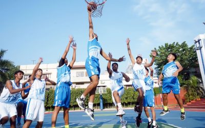 basketball match at the Asian School